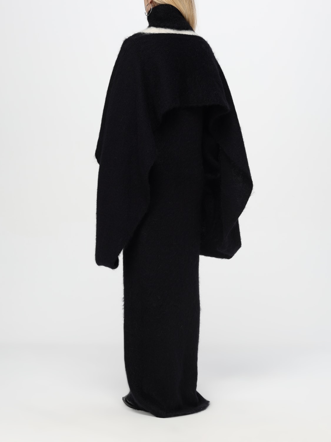 Giglio Cappa Moschino Couture In Mohair Garzato Con Guanti