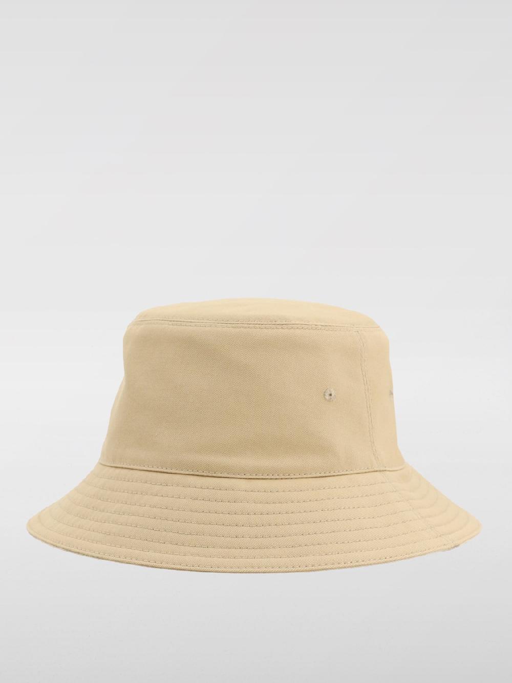 Giglio Cappello Burberry In Cotone Con Equestrian Knight Ricamato