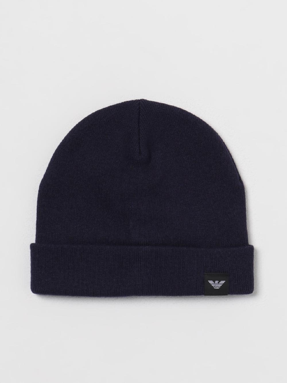 Giglio Cappello Emporio Armani in misto viscosa e lana