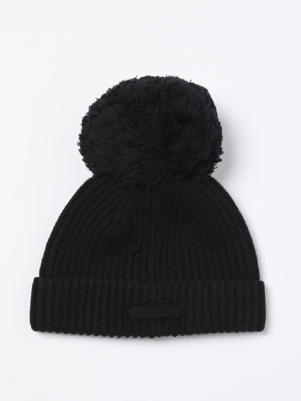 Giglio Cappello Jean Paul Gaultier In Lana A Coste Con Pompon