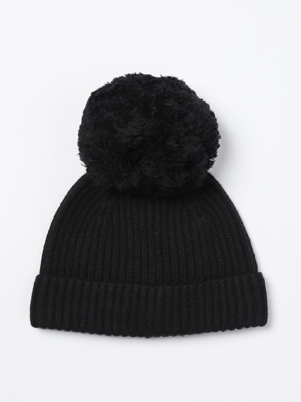 Giglio Cappello Jean Paul Gaultier in lana a coste con pompon