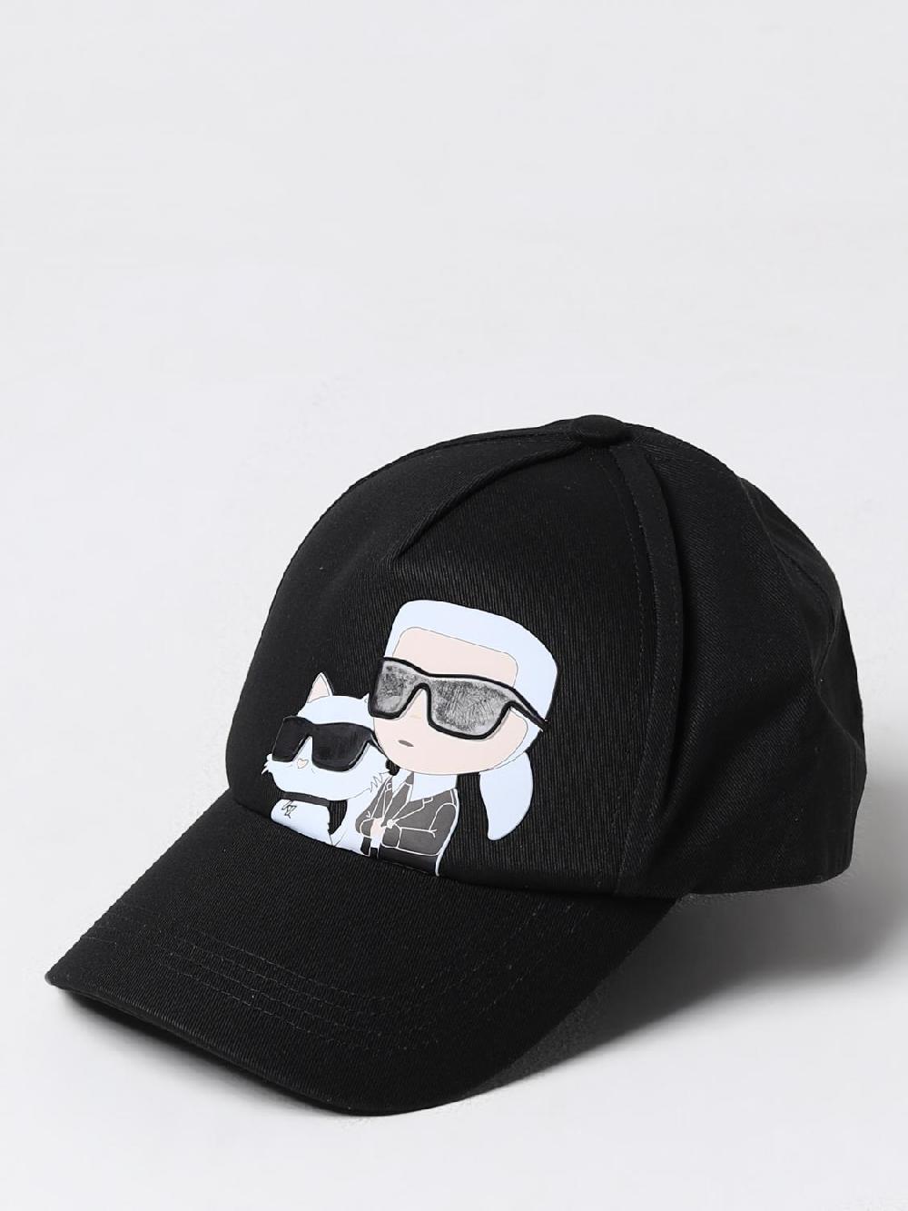 Giglio Cappello Karl Lagerfeld in cotone con stampa