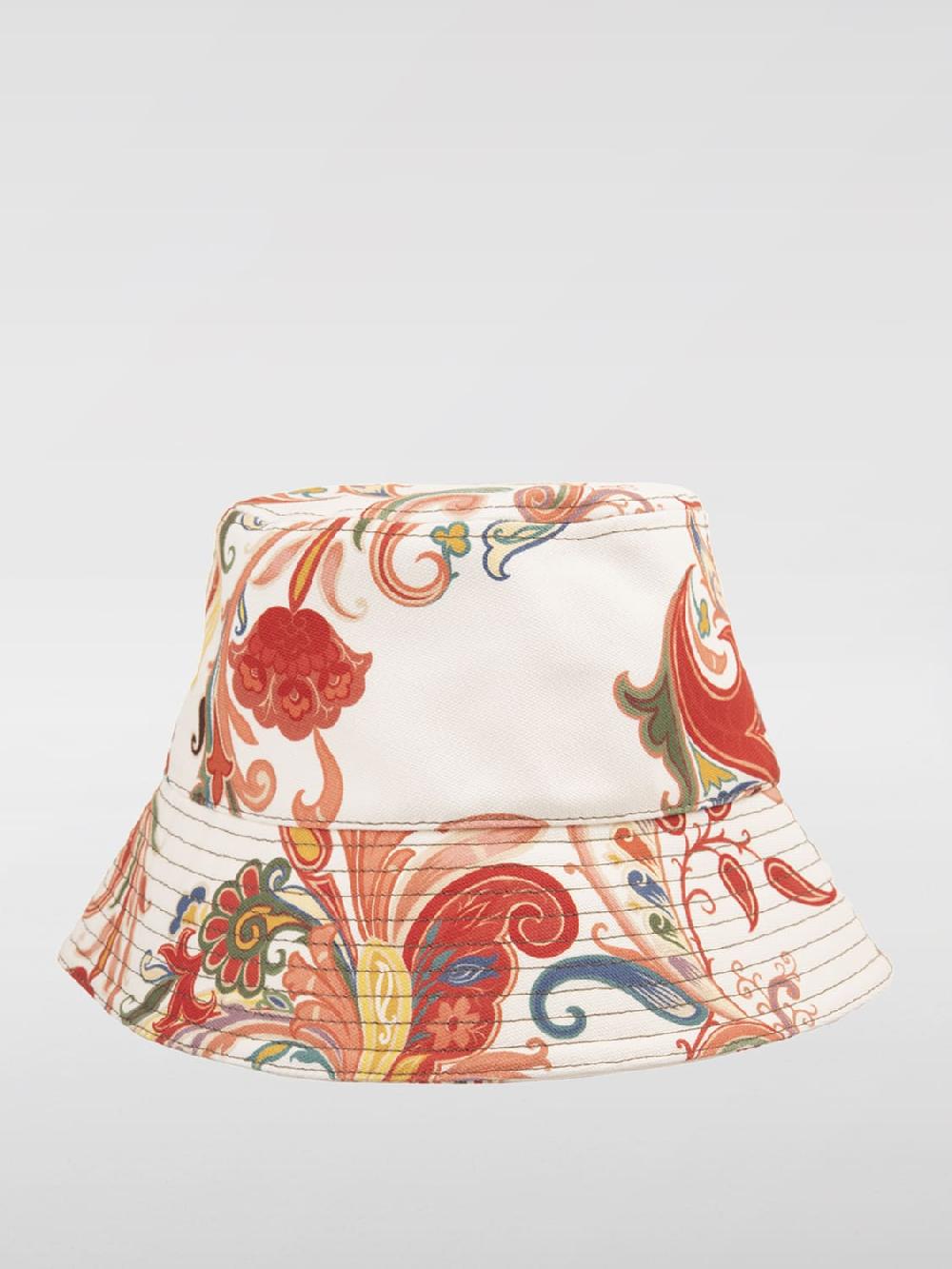 Giglio Cappello Paisley Etro In Canvas Di Cotone Stampato