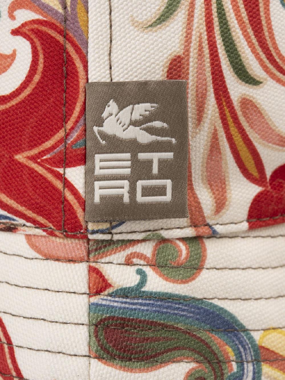 Giglio Cappello Paisley Etro In Canvas Di Cotone Stampato
