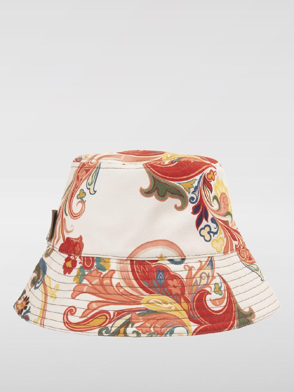 Giglio Cappello Paisley Etro in canvas di cotone stampato