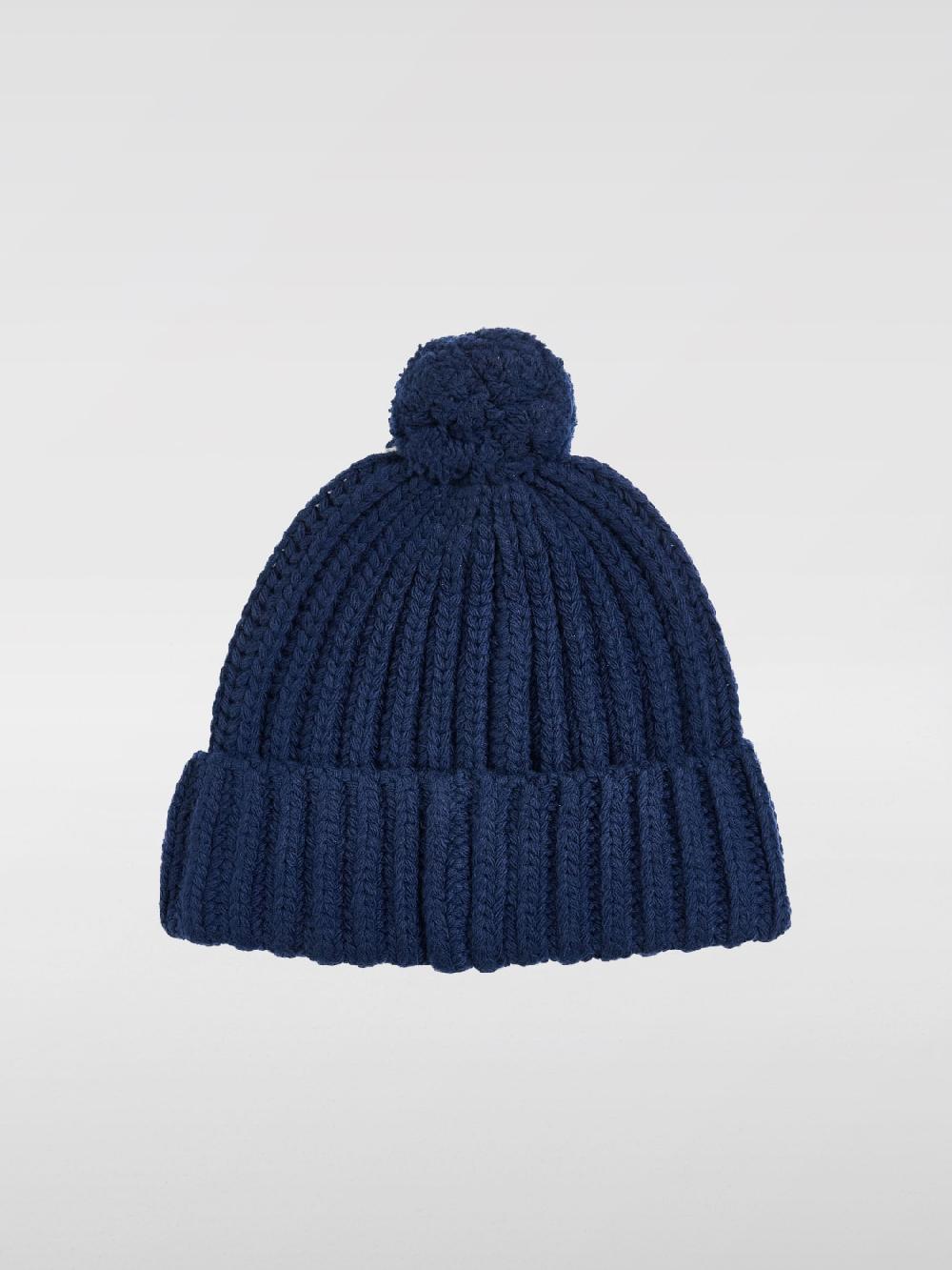 Giglio Cappello Polo Ralph Lauren In Lana A Coste Con Pompon