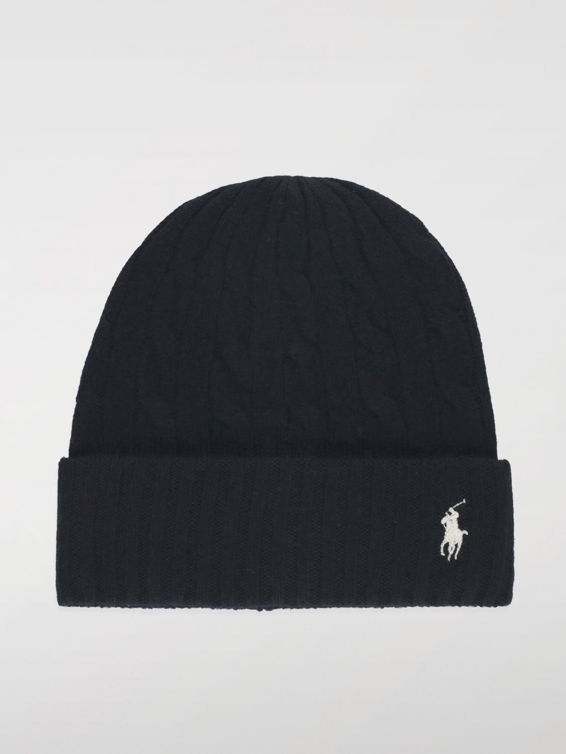 Giglio Cappello Polo Ralph Lauren in lana con intarsio intrecciato