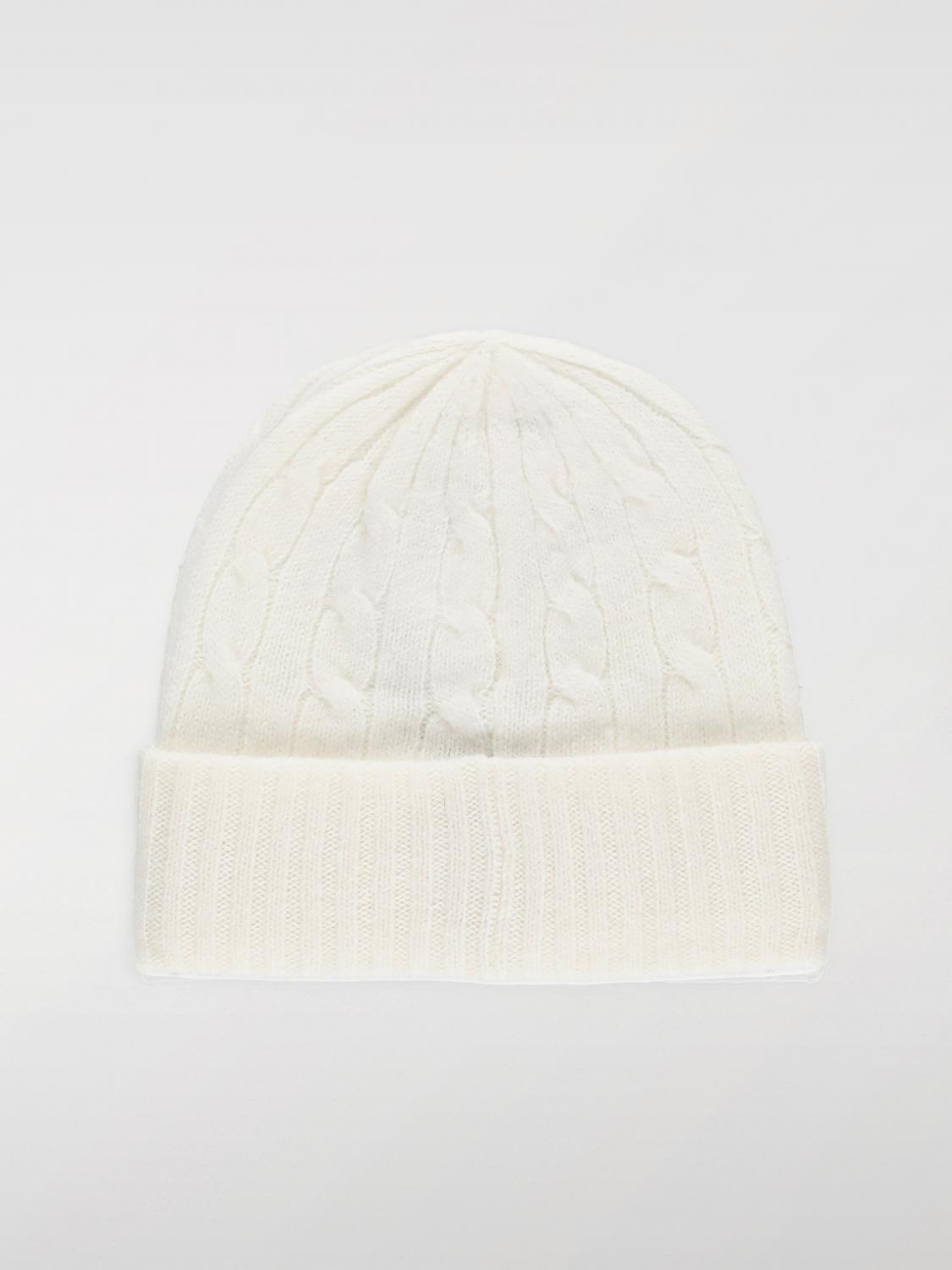 Giglio Cappello Polo Ralph Lauren In Lana Con Intarsio Intrecciato
