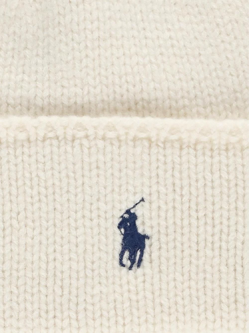 Giglio Cappello Polo Ralph Lauren In Lana Con Logo Ricamato