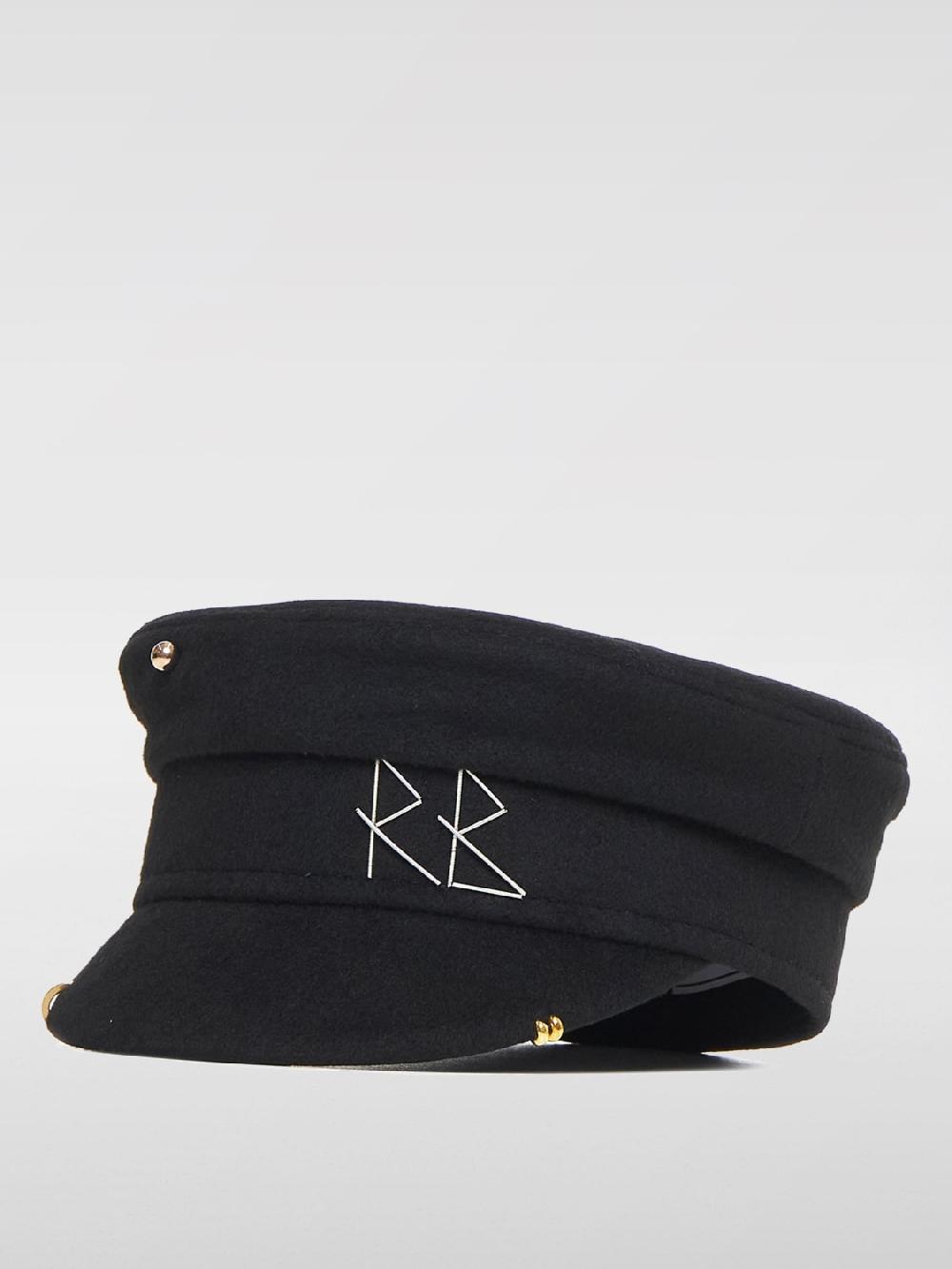 Giglio Cappello Ruslan Baginskiy in lana con logo ricamato e piercing