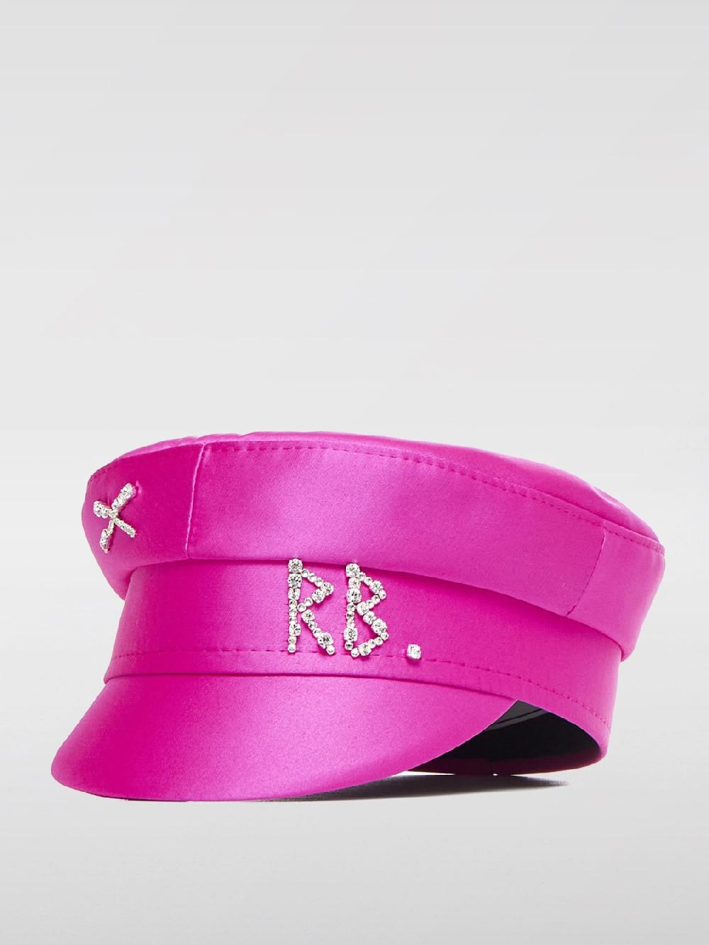 Giglio Cappello Ruslan Baginskiy in raso con logo di strass