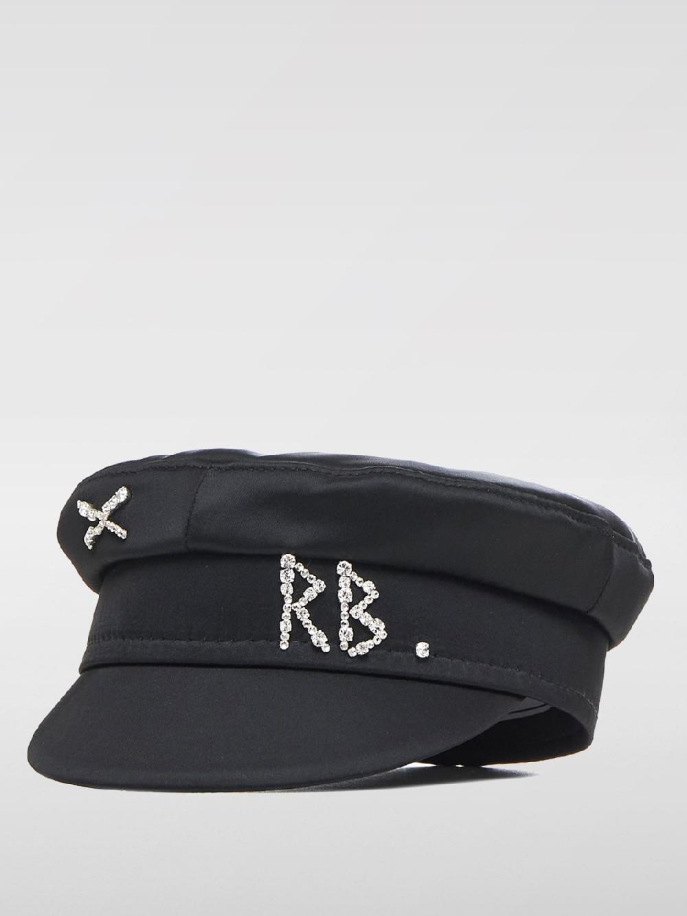 Giglio Cappello Ruslan Baginskiy in raso con logo di strass