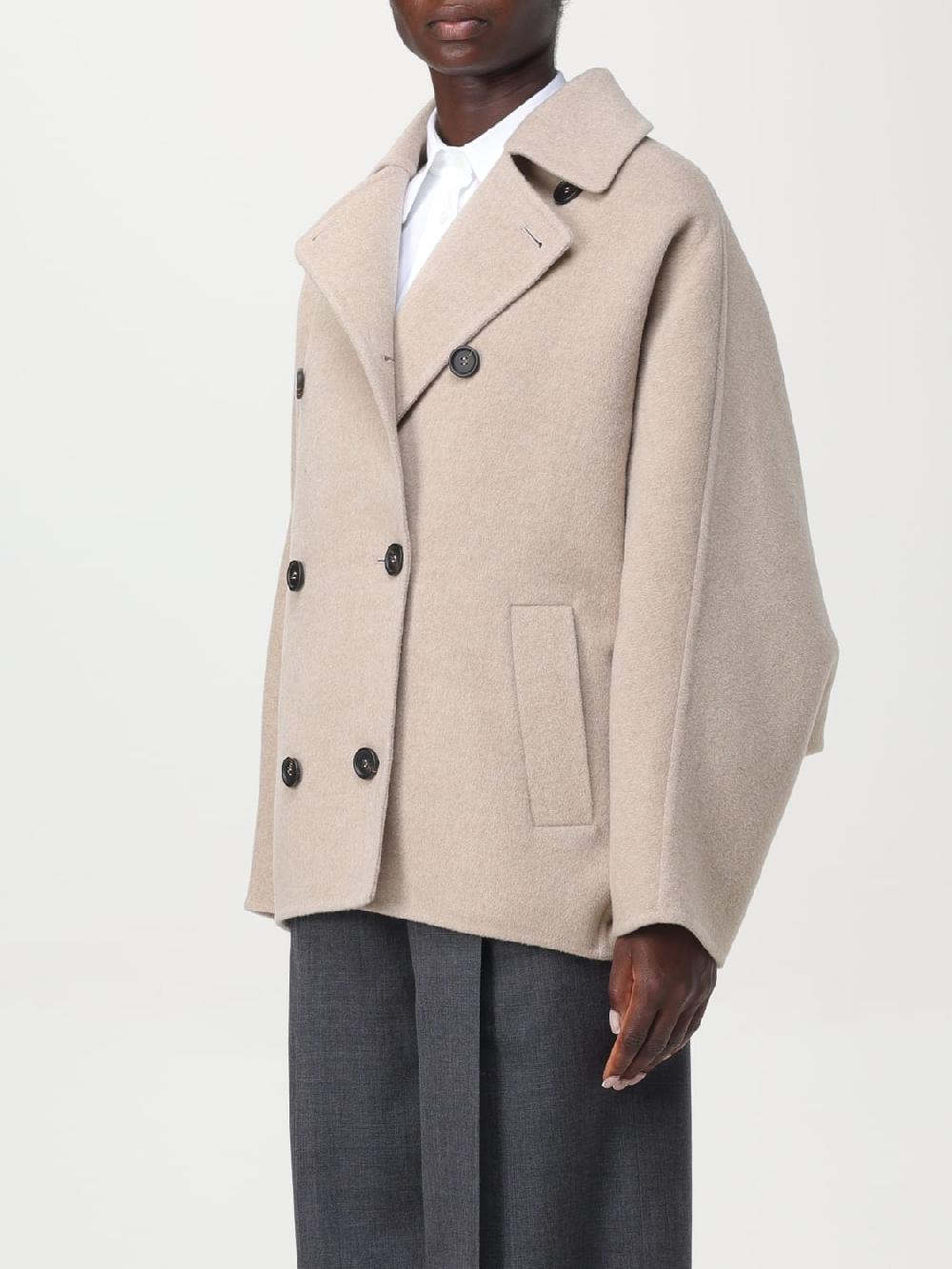 Giglio Cappotto A Doppiopetto Brunello Cucinelli In Cashmere