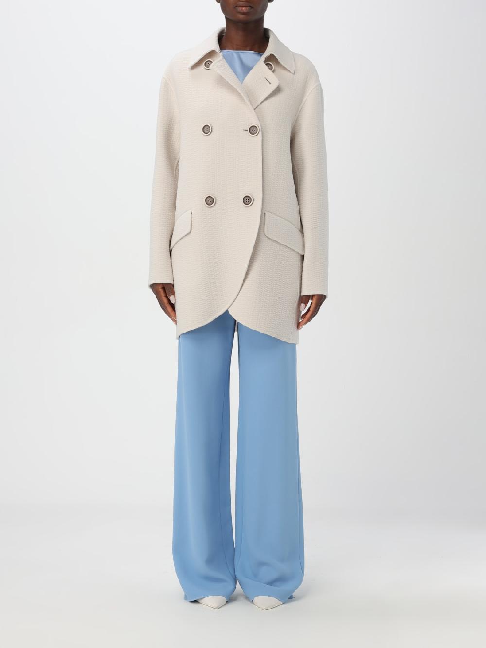 Giglio Cappotto a doppiopetto Emporio Armani in misto lana