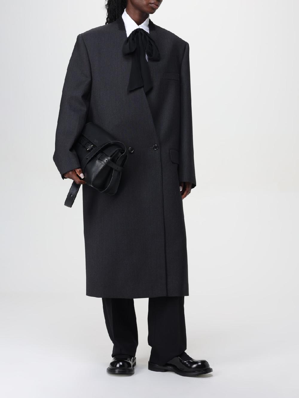 Giglio Cappotto A Doppiopetto Lungo Moschino Couture