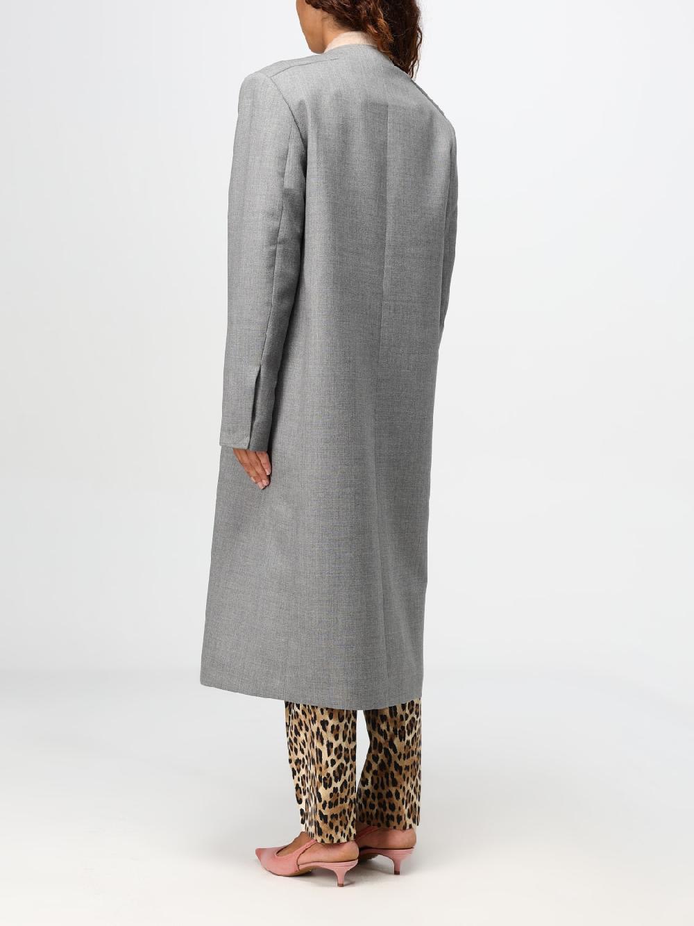 Giglio Cappotto A Doppiopetto Lungo Moschino Couture