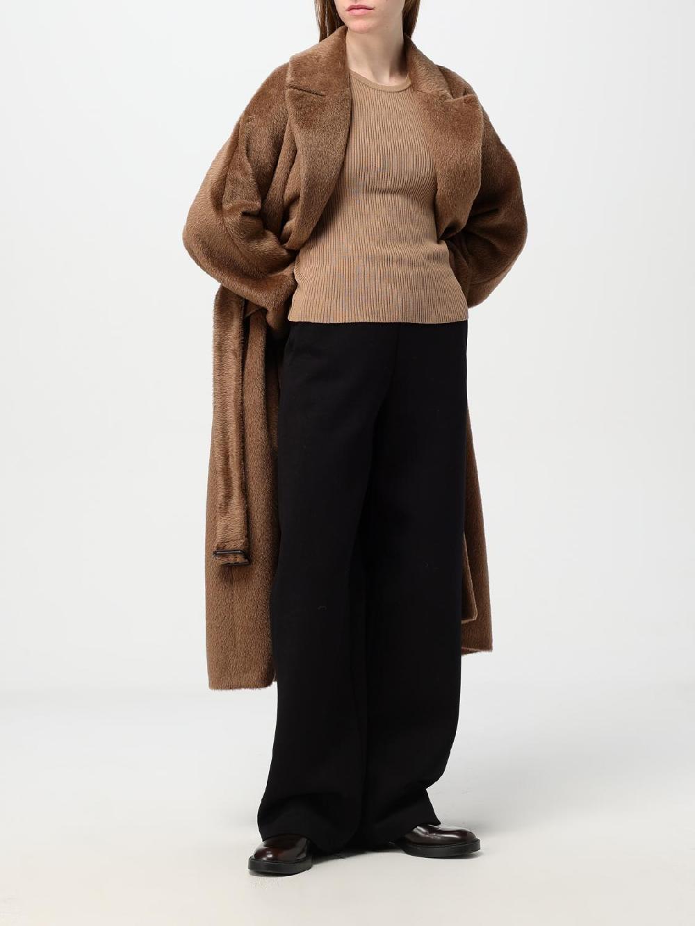 Giglio Cappotto A Doppiopetto 'S Max Mara In Misto Lana
