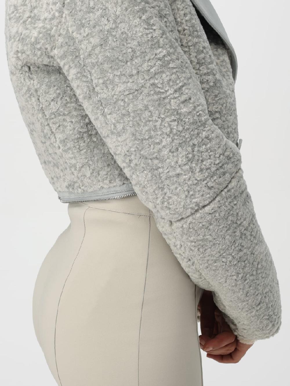 Giglio Cappotto A Reversibile Patrizia Pepe In Tessuto Scamosciato