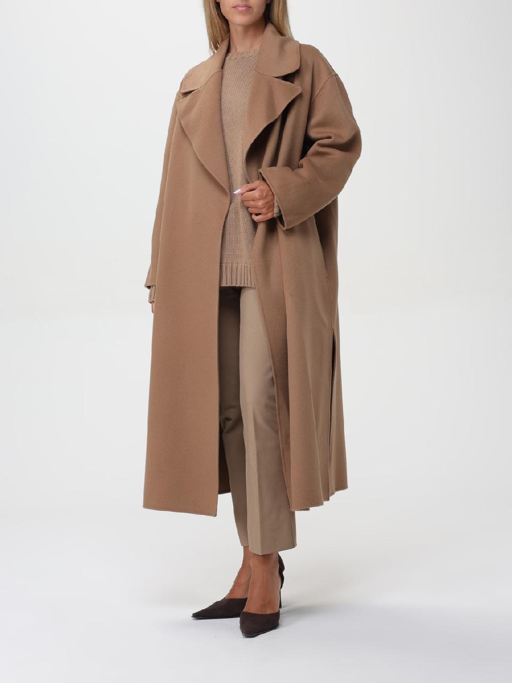 Giglio Cappotto A Vestaglia In Lana Vergine Max Mara