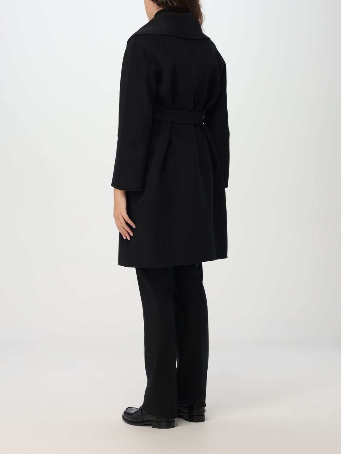 Giglio Cappotto A Vestaglia 's Max Mara In Lana Vergine