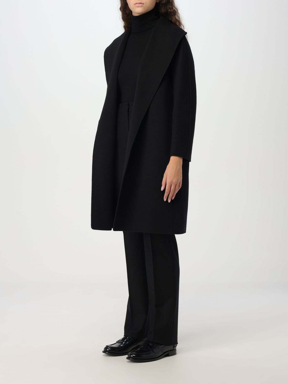 Giglio Cappotto A Vestaglia 's Max Mara In Lana Vergine