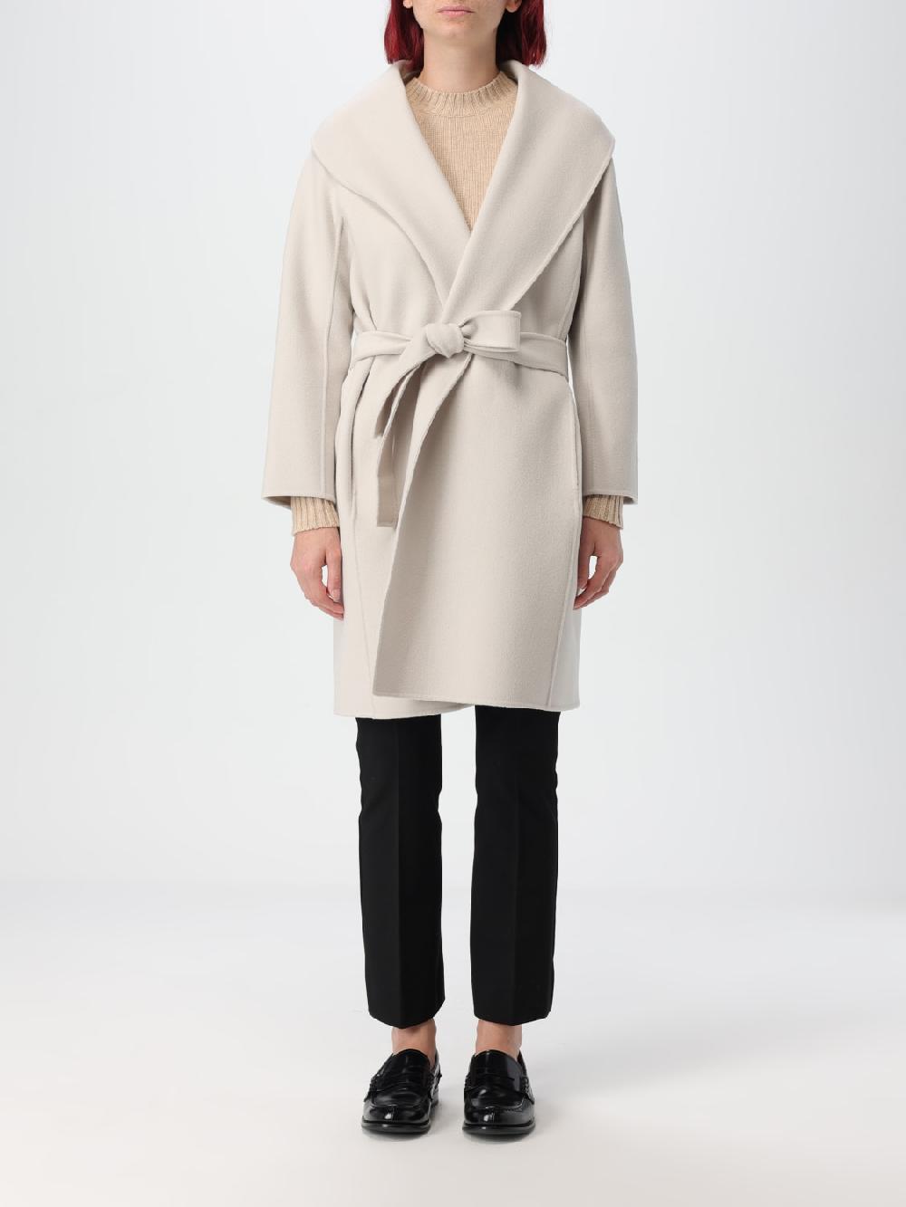Giglio Cappotto a vestaglia 's Max Mara in lana vergine