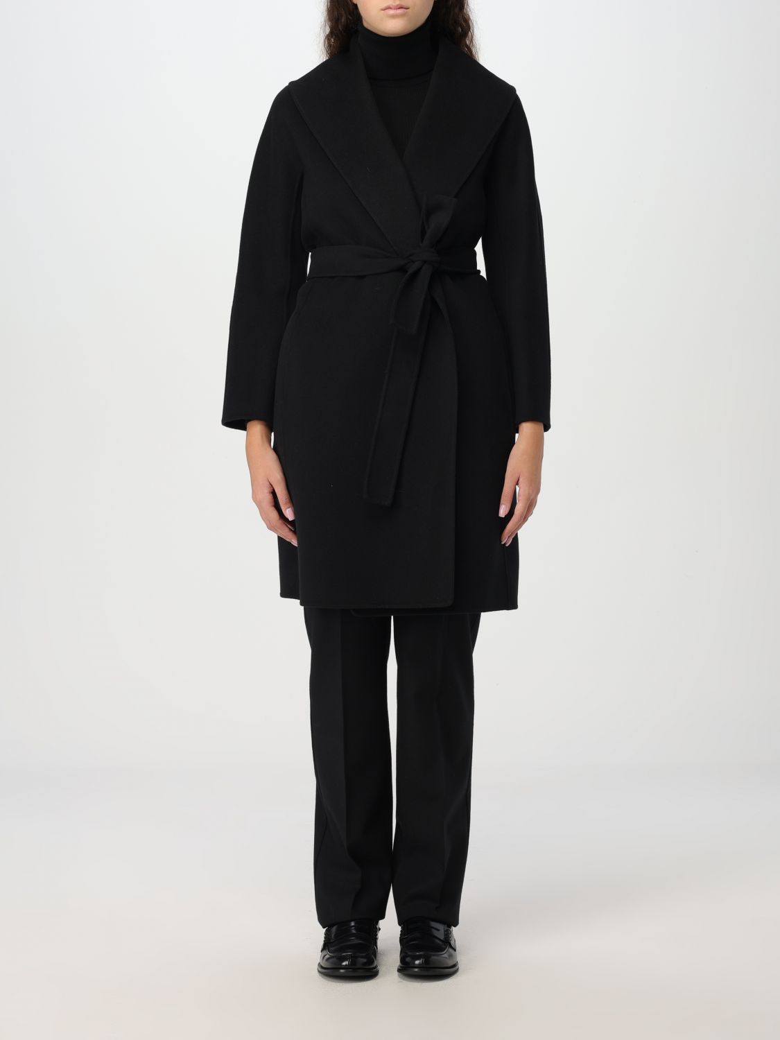Giglio Cappotto a vestaglia 's Max Mara in lana vergine