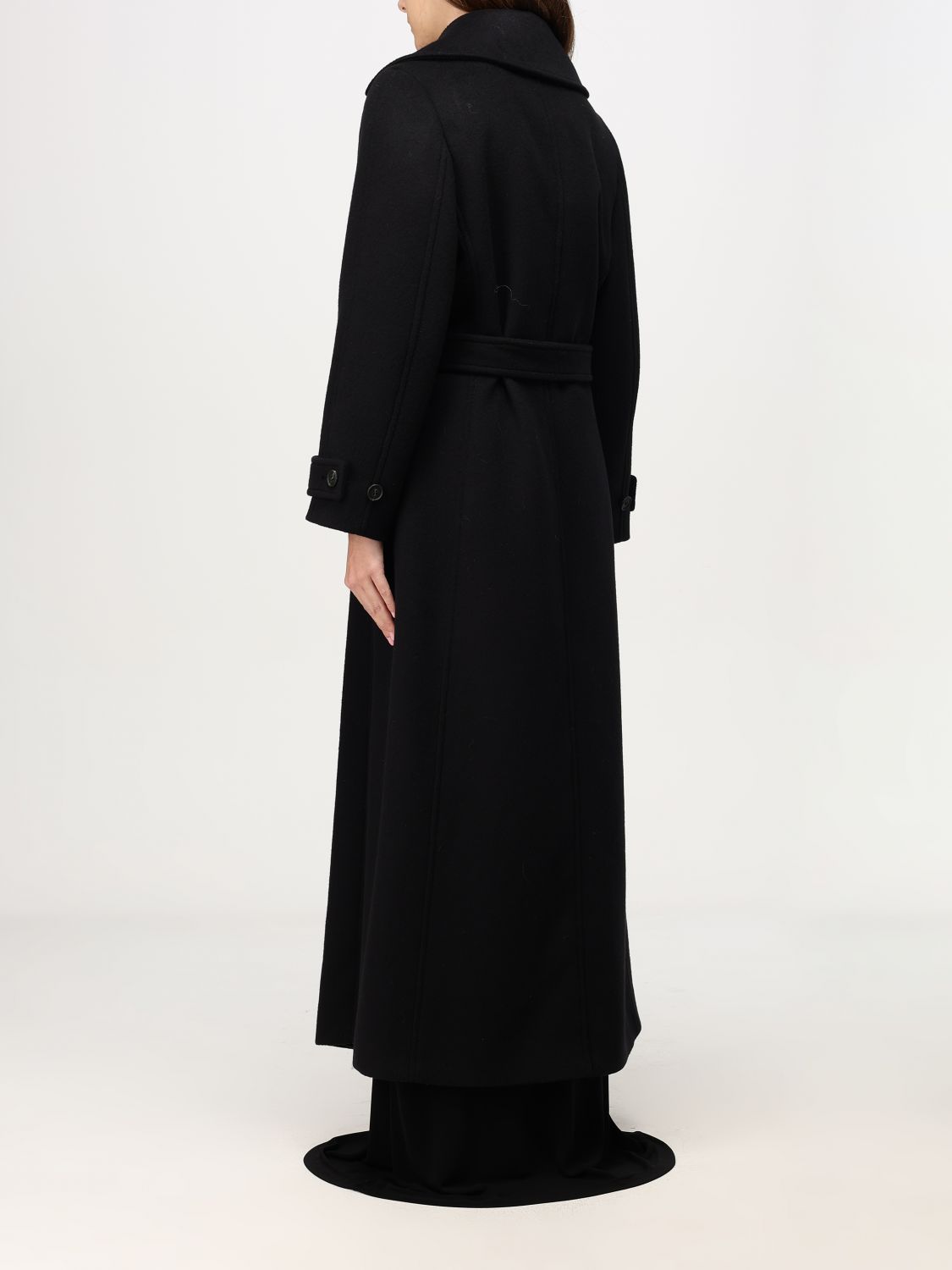 Giglio Cappotto Doppiopetto Alberta Ferretti In Lana