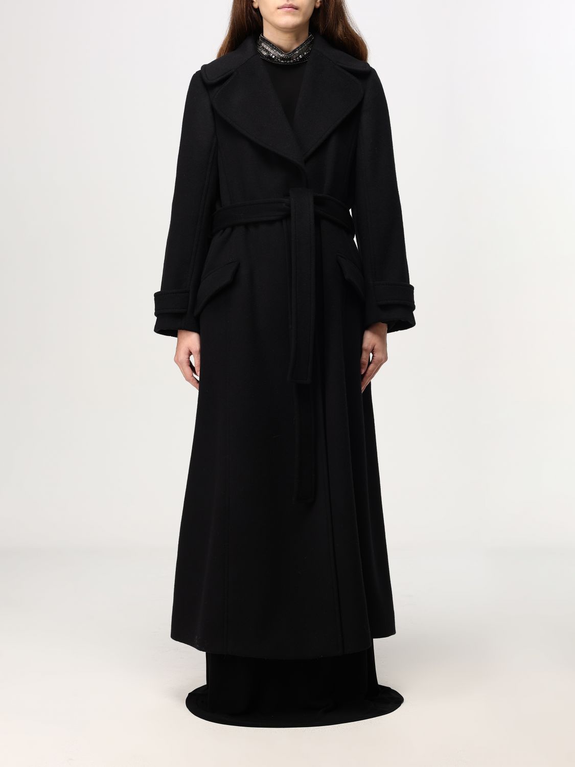 Giglio Cappotto doppiopetto Alberta Ferretti in lana