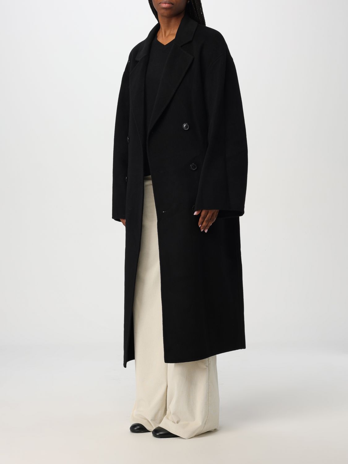 Giglio Cappotto Doppiopetto Lou Lou Studio In Lana E Cashmere