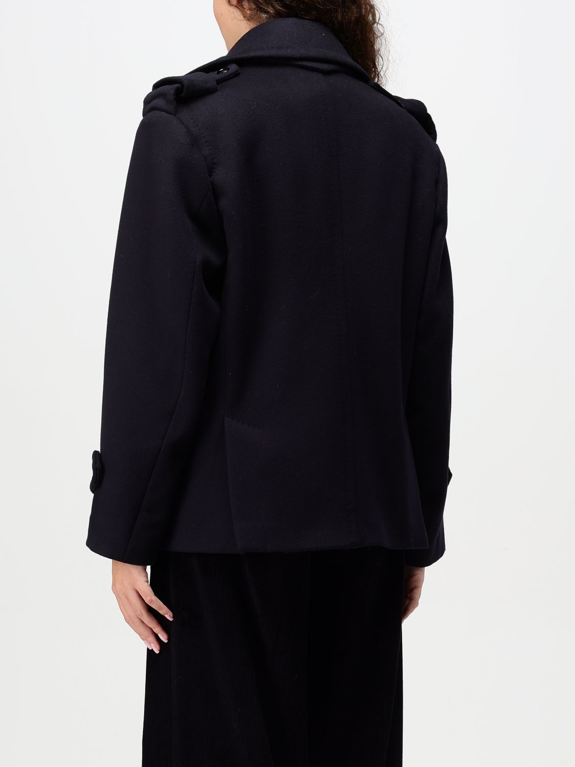 Giglio Cappotto Doppiopetto Max Mara In Lana Vergine