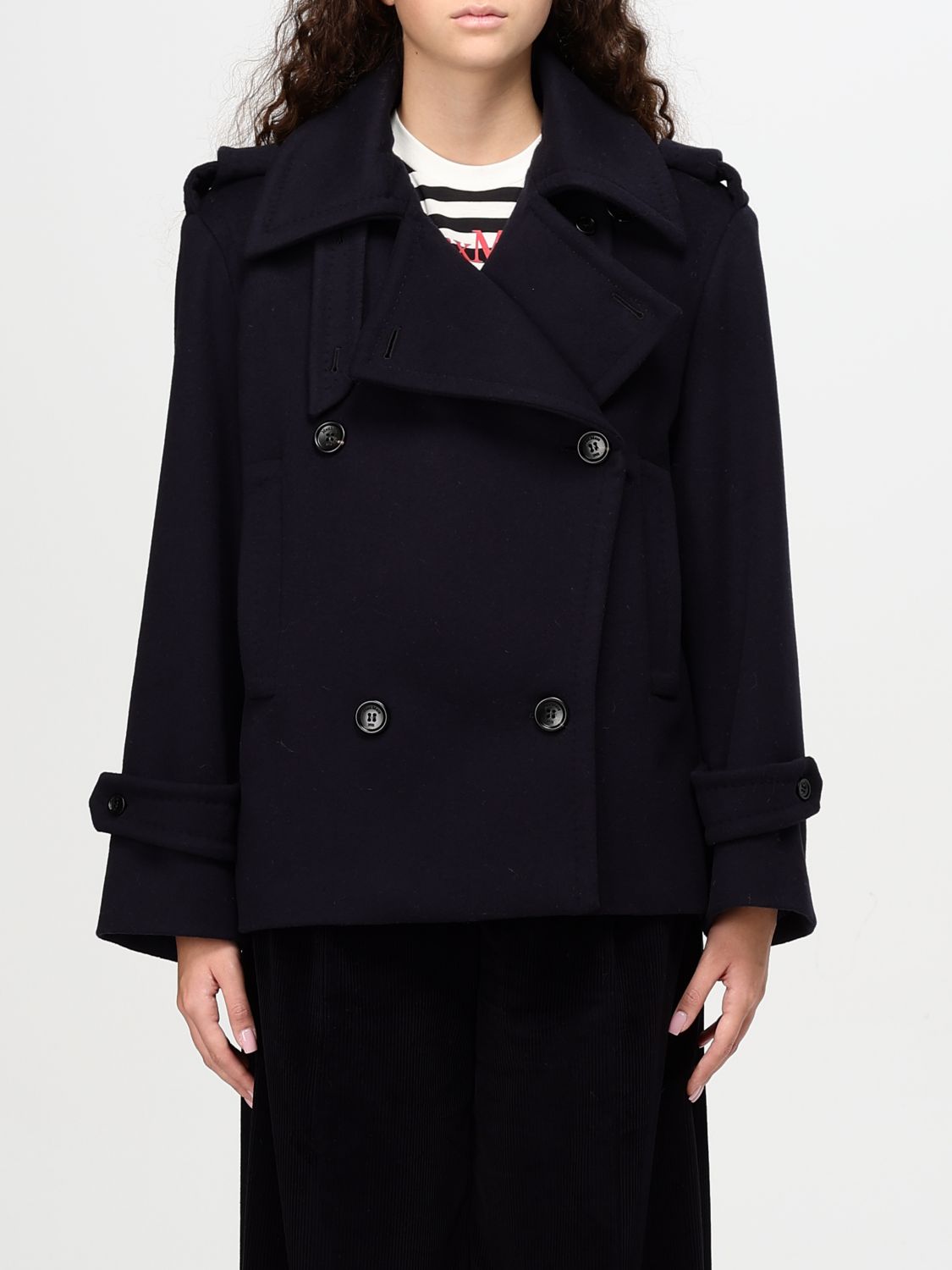 Giglio Cappotto doppiopetto Max Mara in lana vergine