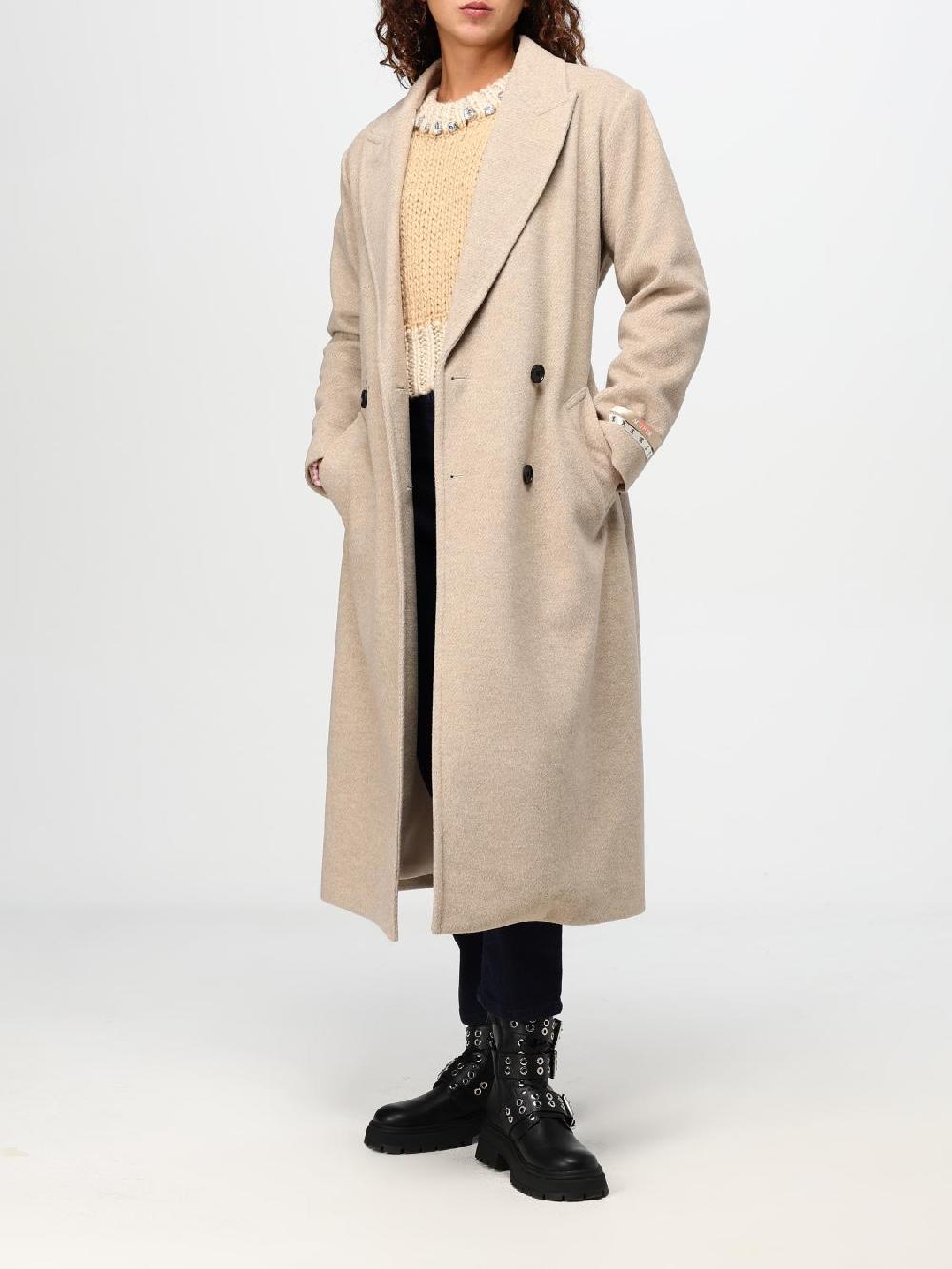 Giglio Cappotto Doppiopetto Twinset - Actitude In Panno