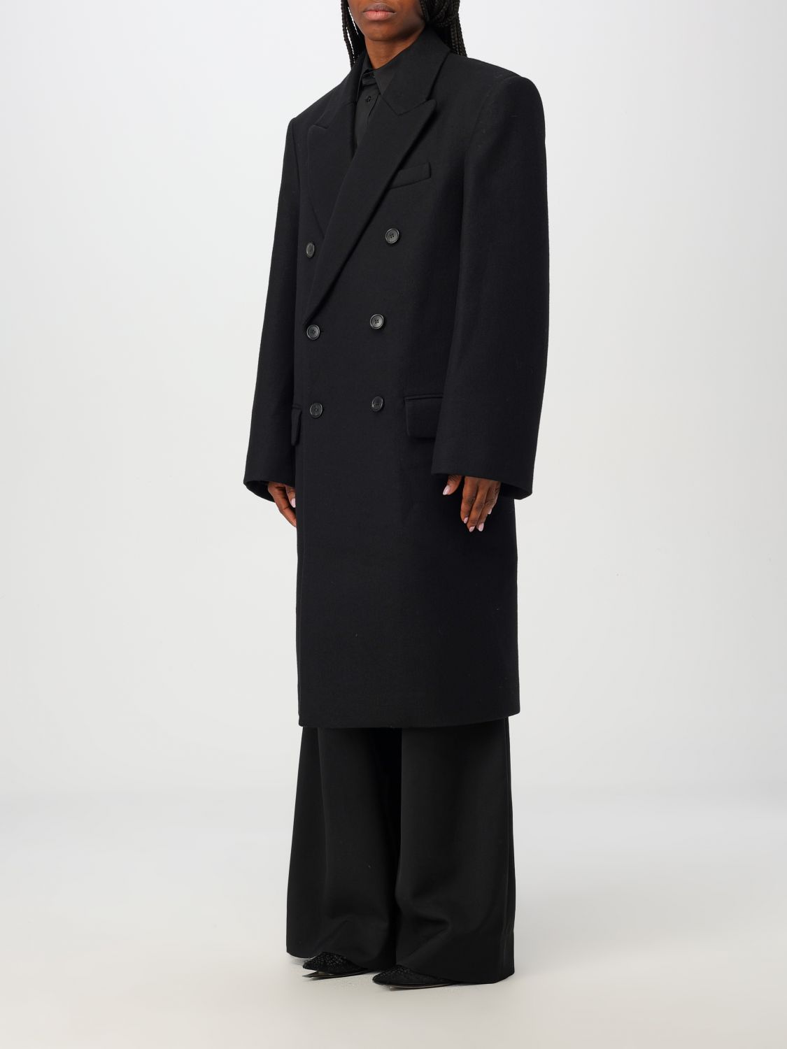 Giglio Cappotto Doppiopetto Wardrobe.nyc In Lana Vergine