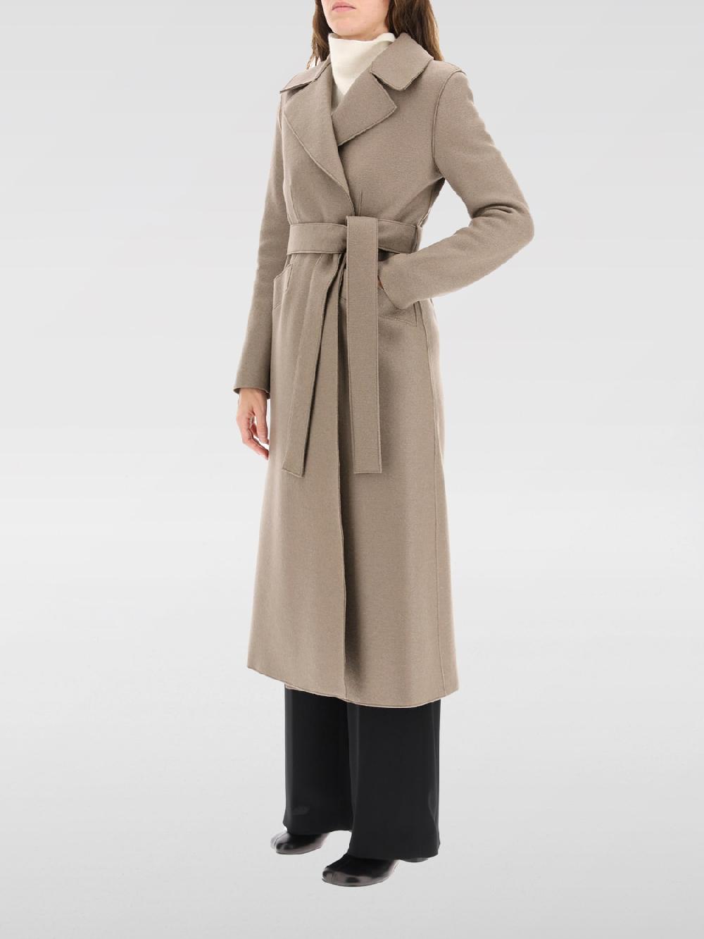 Giglio Cappotto Harris Wharf London In Lana Vergine