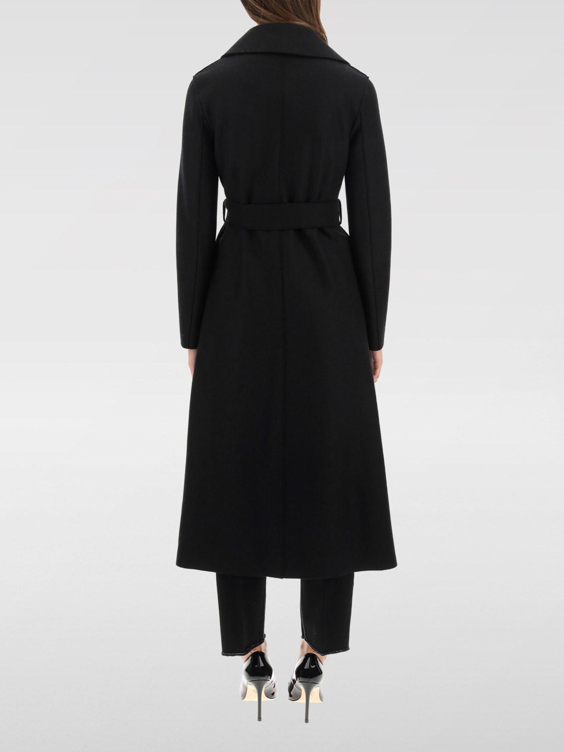 Giglio Cappotto Harris Wharf London In Lana Vergine