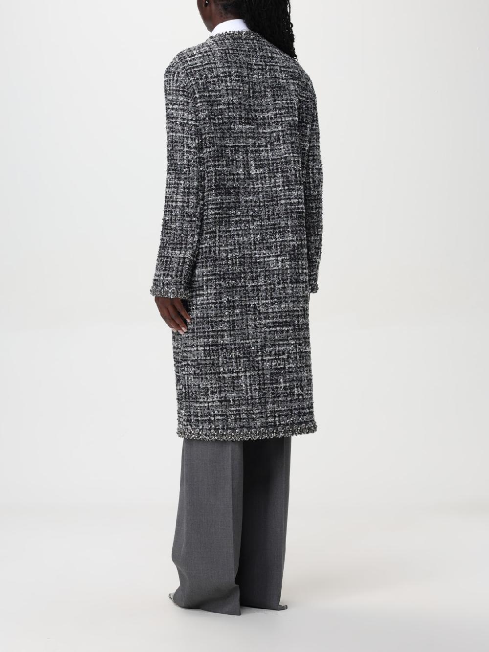 Giglio Cappotto Lungo Valentino In Misto Lana Bouclé