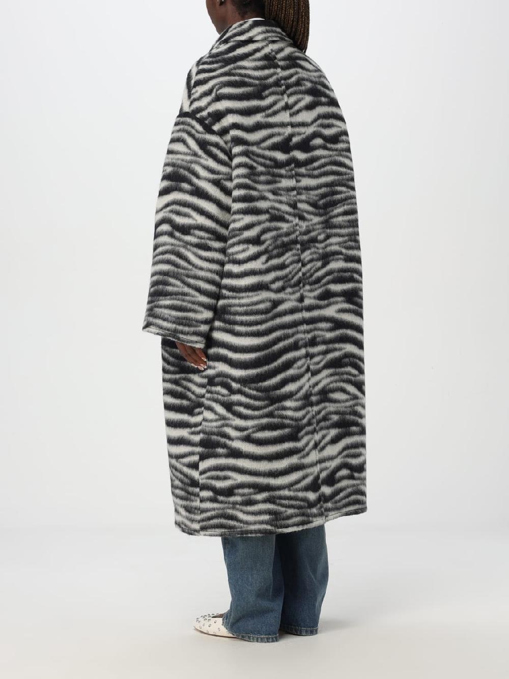Giglio Cappotto Marc Jacobs In Misto Lana Animalier