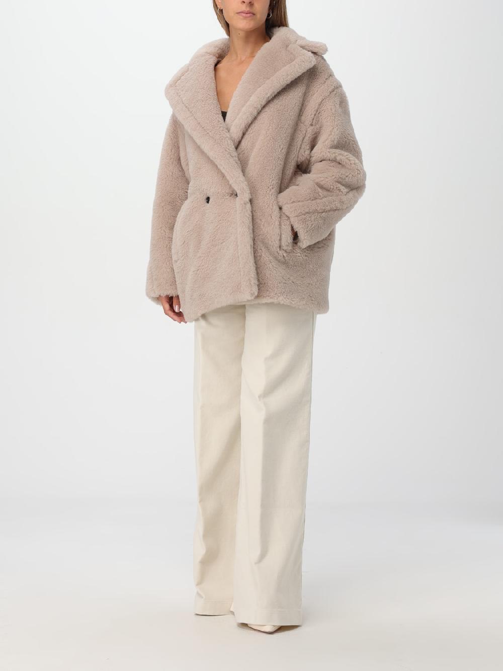 Giglio Cappotto Olga In Teddy Di Misto Alpaca Max Mara