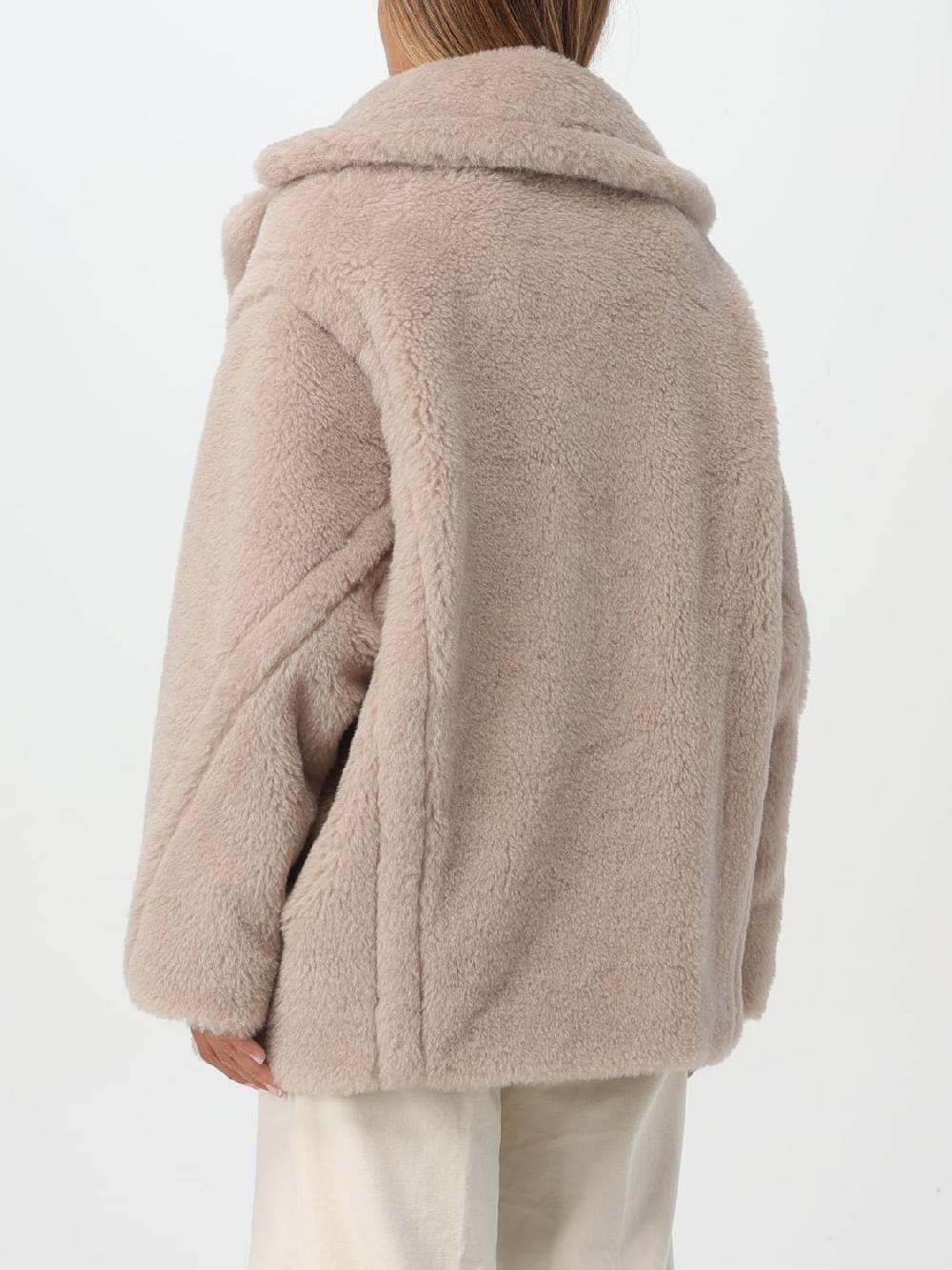 Giglio Cappotto Olga In Teddy Di Misto Alpaca Max Mara