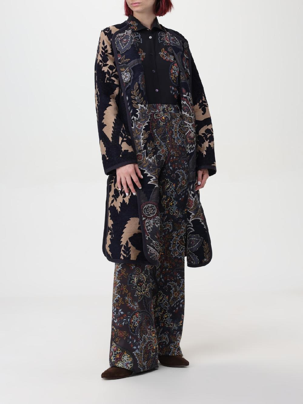 Giglio Cappotto Reversibile Con Stampa Paisley Etro