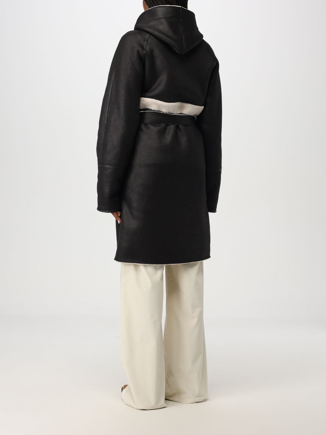 Giglio Cappotto Reversibile Urbancode In Pelle Sintetica E Shearling