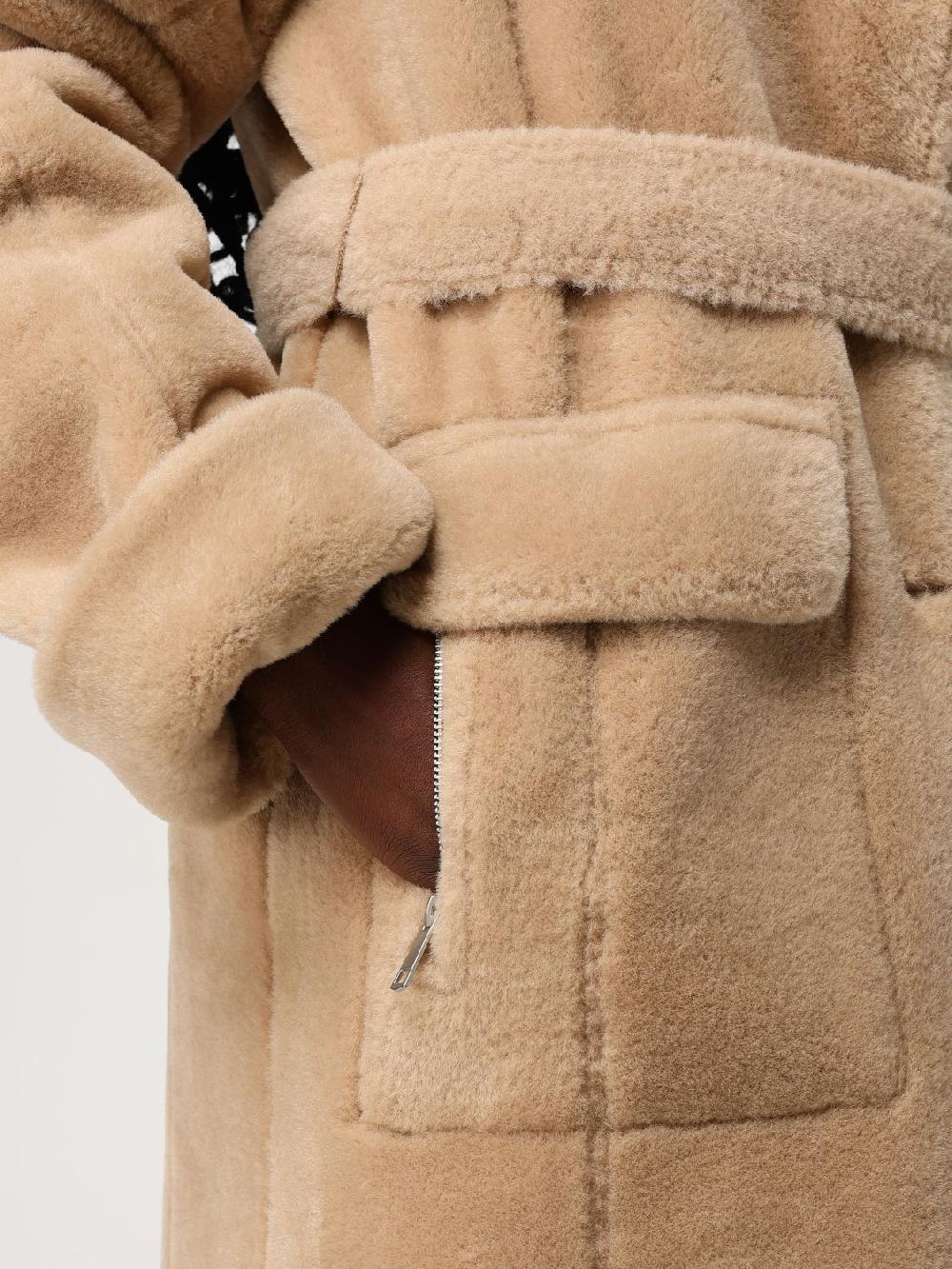 Giglio Cappotto Reversibile Urbancode In Pelle Sintetica E Shearling