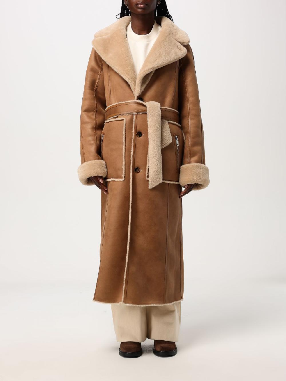 Giglio Cappotto reversibile Urbancode in pelle sintetica e shearling