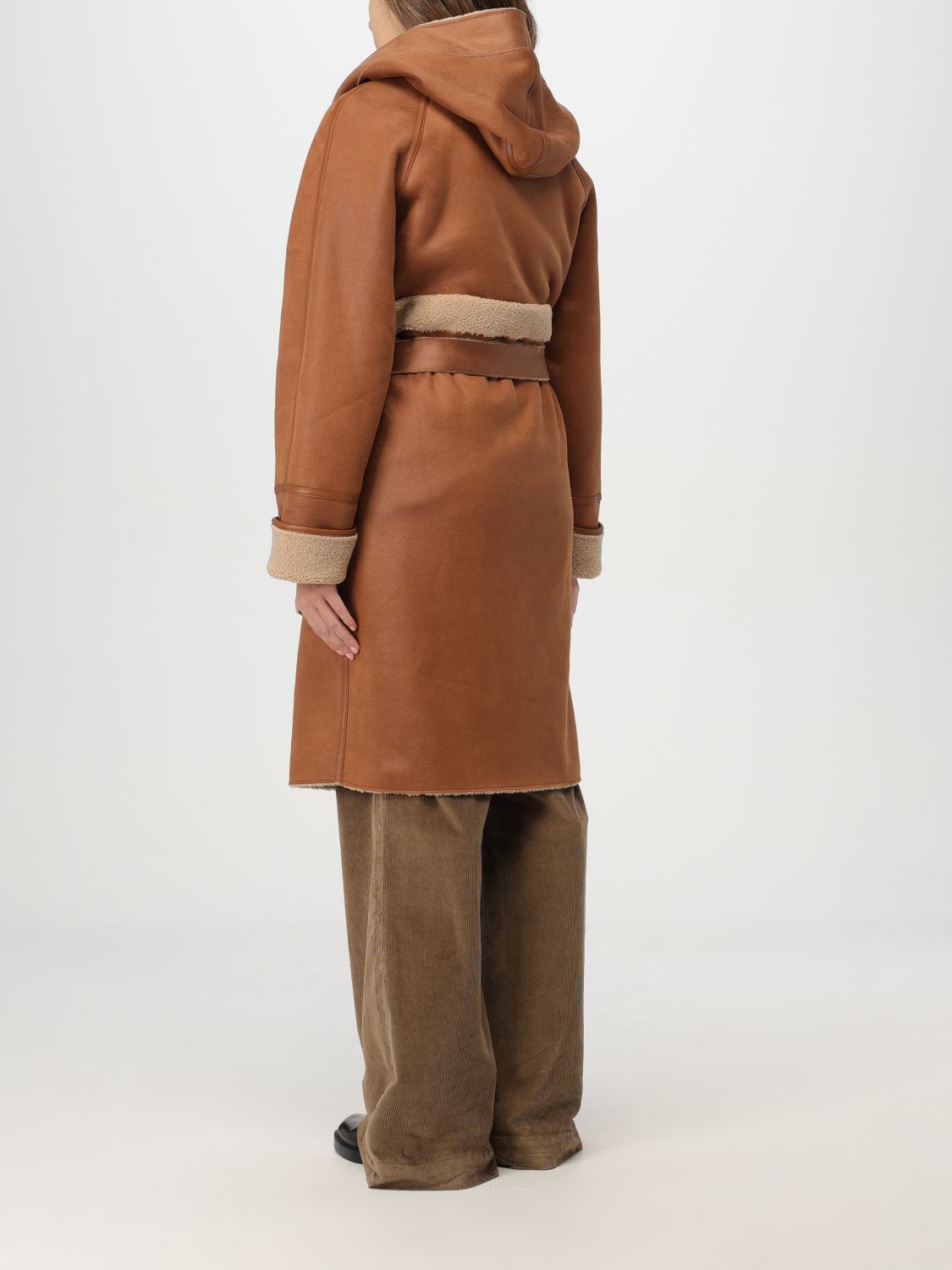 Giglio Cappotto Reversibile Urbancode In Pelle Sintetica E Shearling