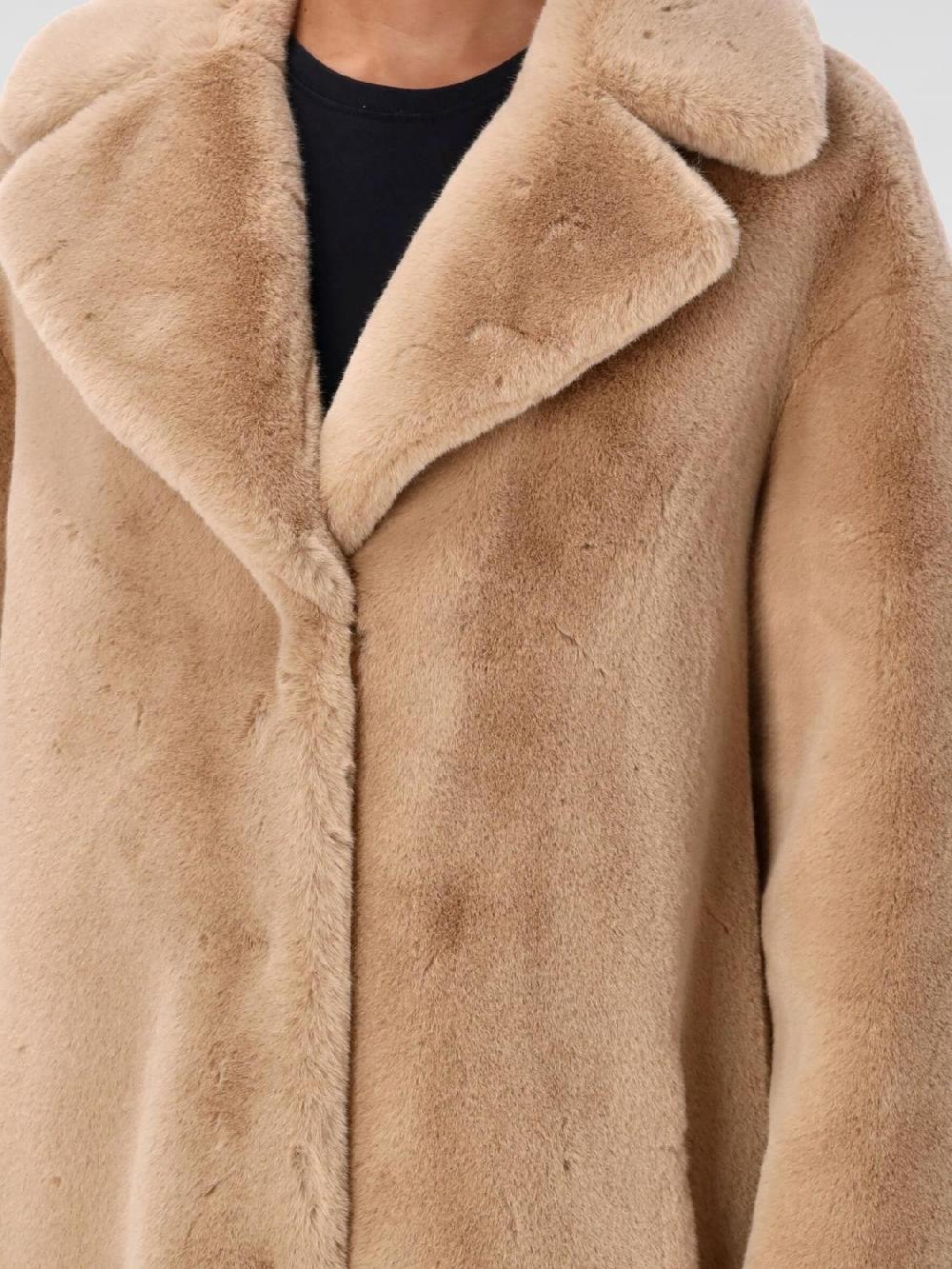 Giglio Cappotto Stand Studio In Pelliccia Sintetica