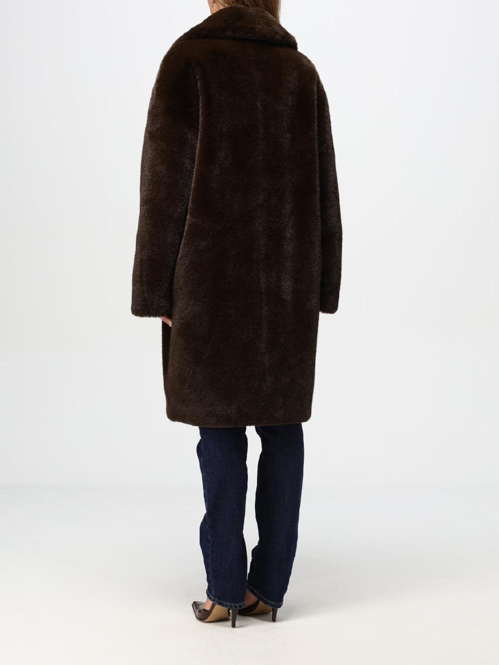 Giglio Cappotto Stand Studio In Pelliccia Sintetica