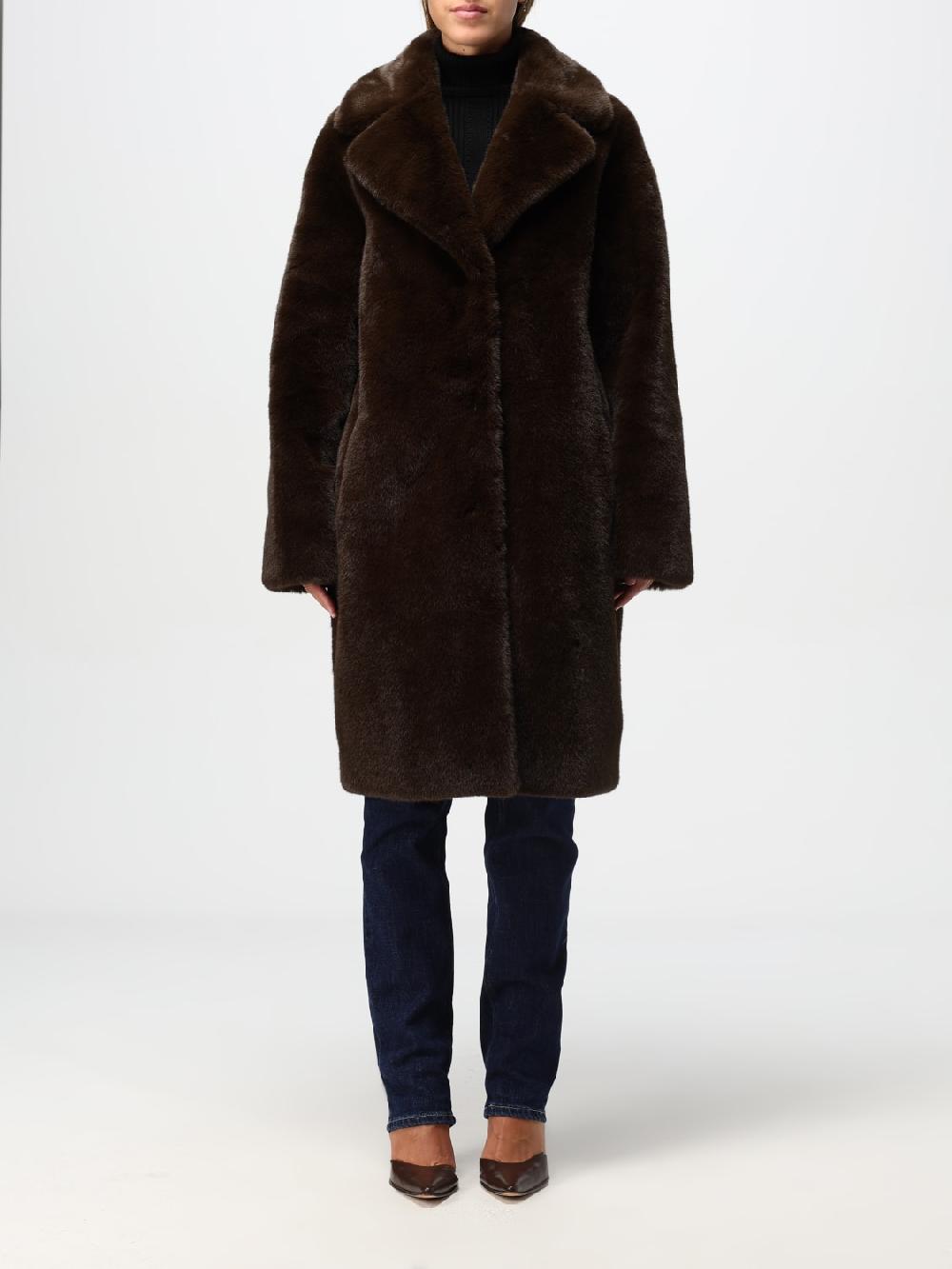 Giglio Cappotto Stand Studio in pelliccia sintetica