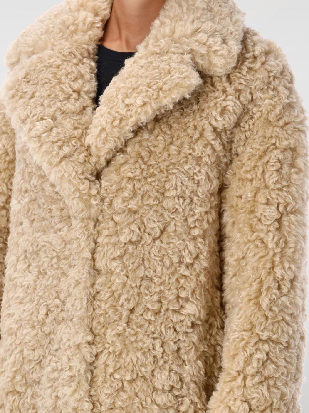 Giglio Cappotto Stand Studio In Shearling Sintetico