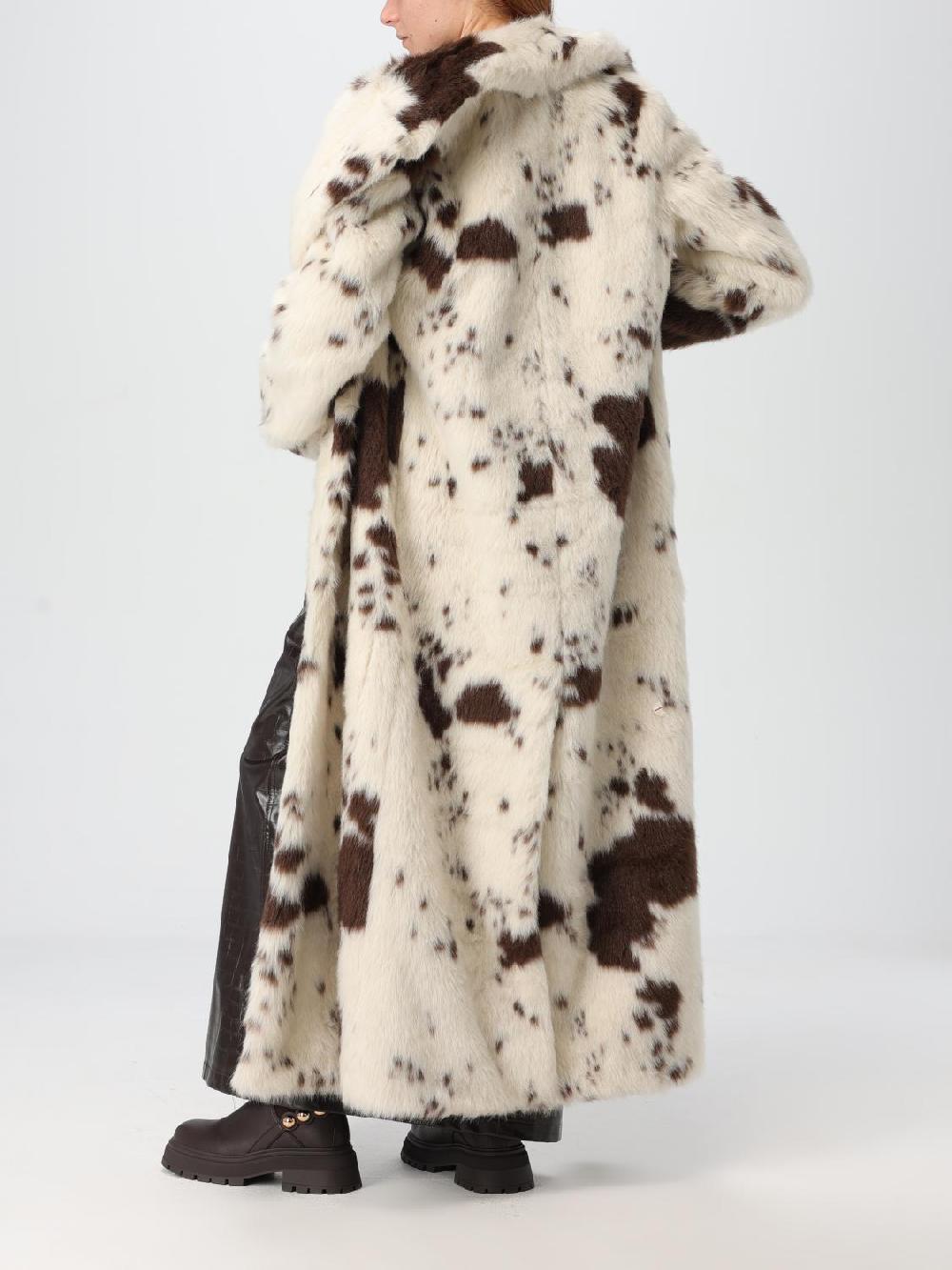 Giglio Cappotto Twinset - Actitude In Pelliccia Sintetica